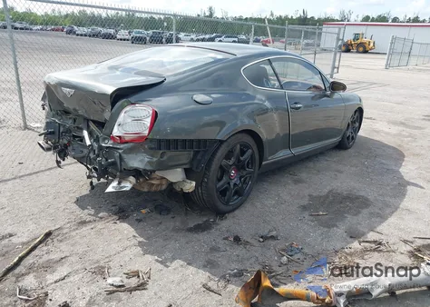 2004 Bentley Continental Gt из США, поврежденный, VIN SCBCR63W44C021642